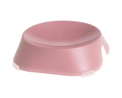 Посуд для котів Fiboo Flat Bowl миска без антиковзких накладок рожева (FIB0129)