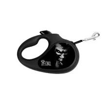Поводок для собак WAUDOG R-leash "Джокер черный" светоотражающая лента L до 50 кг 5 м черный (8126-1027-01)
