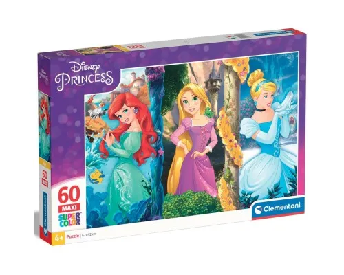 Пазл Clementoni Disney Princess, серия MAXI, 60 элементов (26416)