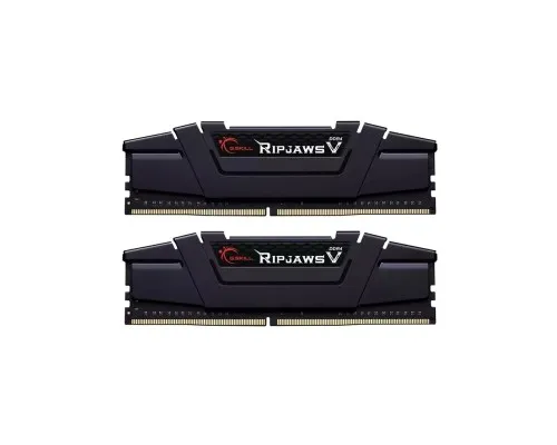 Модуль памяти для компьютера DDR4 8GB (2x4GB) 3200 MHz RIPJAWS V Black G.Skill (F4-3200C16D-8GVKB)