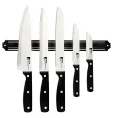 Набір ножів MasterPro Gourmet Pepe з магнітним тримачем (BGMP-4330)