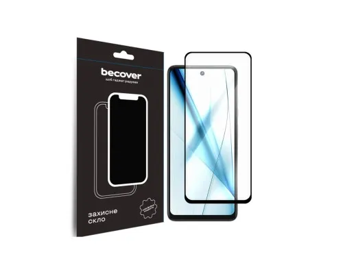 Скло захисне BeCover Tecno Spark 20 Pro (KJ6) Black (710653)