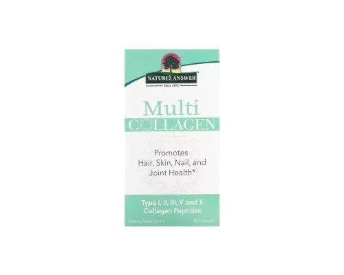 Вітамінно-мінеральний комплекс Nature's Answer Мультиколаген, Multi Collagen, 90 капсул (NTA-16580)