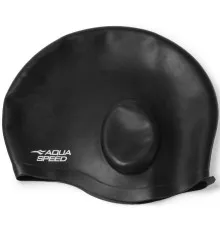 Шапка для плавания Aqua Speed Ear Cap Comfort 9894 289-07 чорний OSFM (5908217698940)