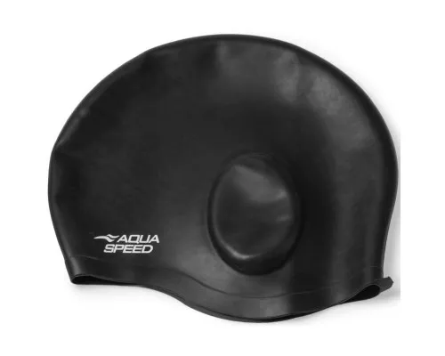Шапка для плавання Aqua Speed Ear Cap Comfort 9894 289-07 чорний OSFM (5908217698940)
