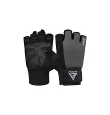 Перчатки для фитнеса RDX W1 Half Gray Plus L (WGA-W1HG-L+)