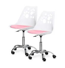 Дитяче крісло Evo-kids Indigo 2 шт White / Pink (H-232 W/PN -X2)