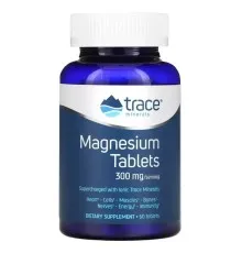 Мінерали Trace Minerals Магній, 300 мг, Magnesium, 60 таблеток (TMR-00317)