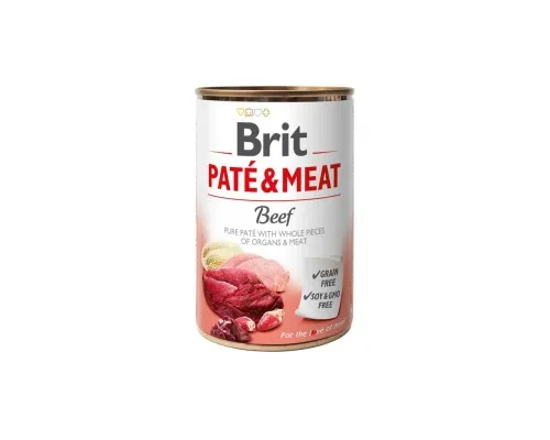 Влажный корм для собак Brit Care Pate and Meat с говядиной (8595602557400)