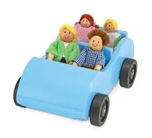 Розвиваюча іграшка Melissa&Doug Дорожная машинка с куклами (MD2463)