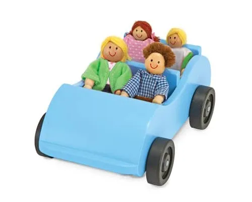 Розвиваюча іграшка Melissa&Doug Дорожная машинка с куклами (MD2463)