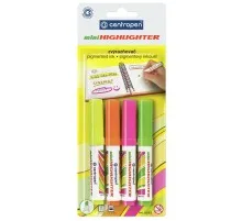 Набір маркерів Centropen Fax 8052 1-4,6 мм, chisel tip, SET 4colors (BLister) (8052/4/BL)