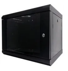 Шкаф настенный Hypernet 9U 19" 600x350 (WMNC-35-9U-FLAT-BLACK)