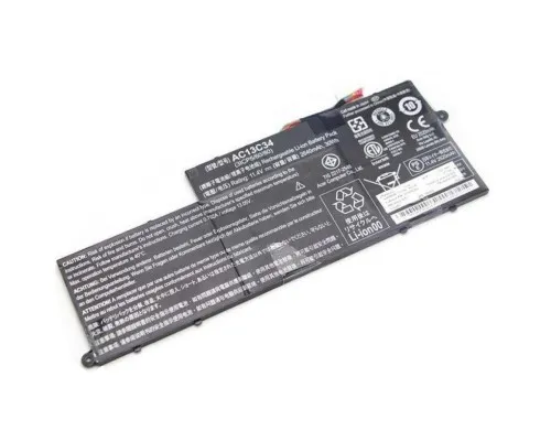 Аккумулятор для ноутбука Acer AC13C34, 2640mAh (30Wh), 3cell, 11.4V, Li-ion (A47185)