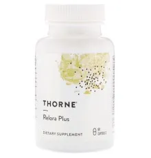 Травы Thorne Research Релора, Защита от Стресса, Relora Plus, 60 капсул (THR-04809)