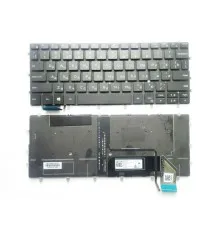 Клавіатура ноутбука Dell XPS 9370/9380 черна з підсв RU (A46206)
