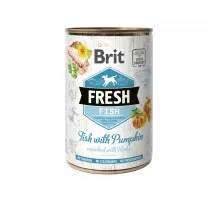Консерви для собак Brit Fresh Fish/Pumpkin 400 г (з рибою та гарбузом) (8595602533923)