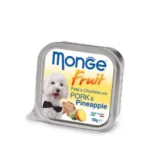 Консерви для собак Monge DOG FRUIT свинина з ананасом 100 г (8009470013253)