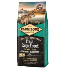 Сухой корм для собак Carnilove Fresh Carp and Trout for Adult dogs 12 кг (8595602527557)