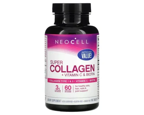 Витаминно-минеральный комплекс Neocell Супер Коллаген с Витамином C и Биотином, Super Collagen + Vi (NEL-13260)