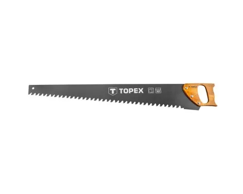 Ножовка Topex для пеноблоков, 800 мм, 23 зубцов, твердосплавная напайка, ч (10A762)
