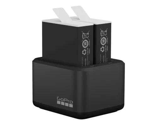 Аксесуар до екшн-камер GoPro GoPro Dual Battery Charger + battery Enduro 2 pcs for HERO9/10/11/12 (ADDBD-211-EU)