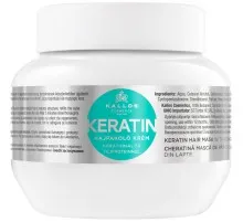 Маска для волос Kallos Cosmetics Keratin Восстанавливающая с кератином и молочным протеином 275 мл (5998889501082)