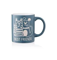 Чашка Ardesto Best friends 330 мл Blue (AR3471BL)