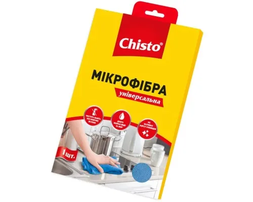 Салфетки для уборки Chisto Микрофибра Универсальная 1 шт. (4820164151068)