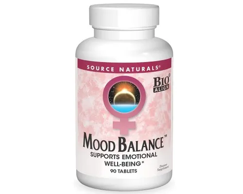 Витаминно-минеральный комплекс Source Naturals Баланс настроения, Eternal Woman Mood Balance, 90 таблеток (SN1007)