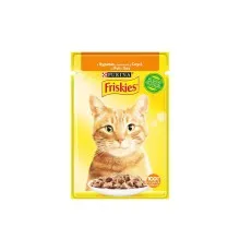 Влажный корм для кошек Purina Friskies кусочки в соусе с курицей 85 г (7613036965262)