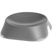 Посуд для котів Fiboo Flat Bowl миска без антиковзких накладок світло-сіра (FIB0132)
