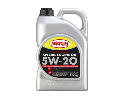 Моторное масло Meguin SPECIAL ENGINE OIL SAE 5W-20 5л (9499)