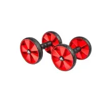 Ролик для преса Adidas Core Rollers ADAC-11604 One Size Чорний/Червоний (885652003681)