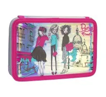 Пенал Cool For School 2 відділення з відворотами Рожевий (CF87283)
