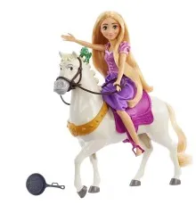 Кукла Disney Princess Рапунцель Принцесса с верным другом Максимусом (HLW23)