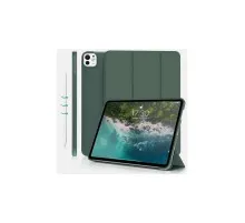 Чохол до планшета BeCover Tri Fold Soft TPU Silicone Apple iPad Pro 13" M4 2024 Dark Green (711752)