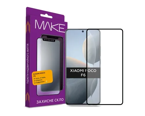 Скло захисне MAKE Xiaomi Poco F6 (MGF-XPF6)