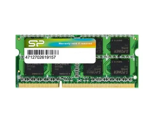 Модуль памяті для ноутбука SoDIMM DDR3 4GB 1600 MHz Silicon Power (SP004GBSTU160N02)