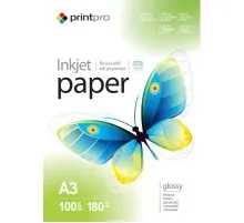 Фотобумага PrintPro A3 (PGE180100A3)