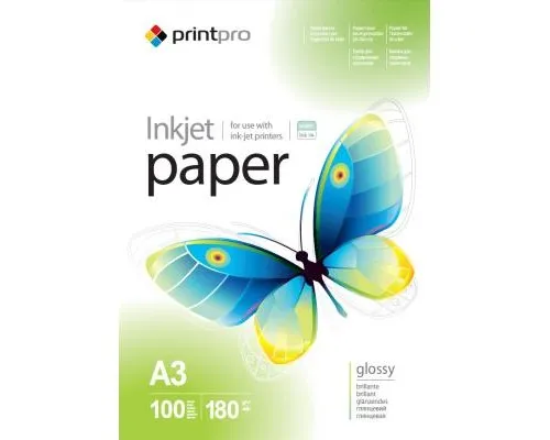 Фотобумага PrintPro A3 (PGE180100A3)