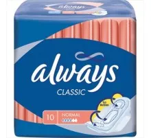 Гігієнічні прокладки Always Classic Normal Single 10 шт (4015400259275)
