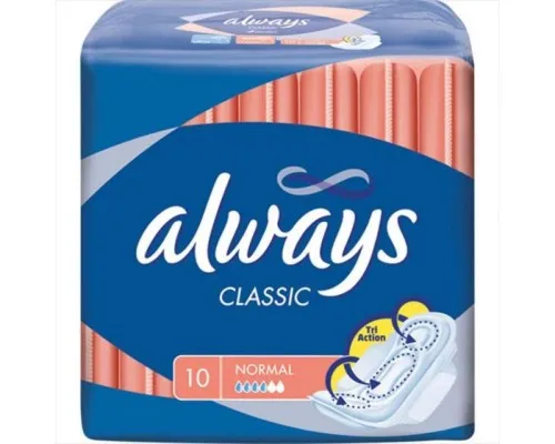 Гігієнічні прокладки Always Classic Normal Single 10 шт (4015400259275)