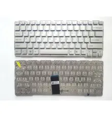 Клавиатура ноутбука Sony E14 Series серебро с фиолет. каемкой/без рамки подсветка UA (A43577)