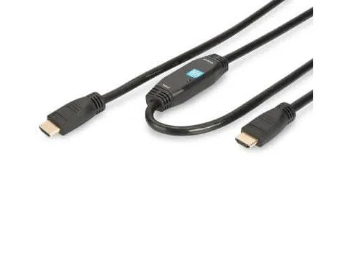 Кабель мультимедійний HDMI to HDMI 30.0m Digitus (AK-330105-300-S)