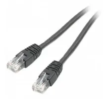 Патч-корд 0.25м UTP cat 6 CCA black Cablexpert (PP6U-0.25M/BK)