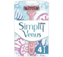 Бритва Gillette Simply Venus 3 4 шт. (7702018465675/8700216143608)