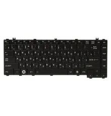 Клавіатура ноутбука PowerPlant TOSHIBA Satellite L600 черный, черный фрейм (KB311958)