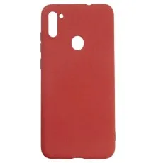Чохол до мобільного телефона Dengos Carbon Samsung Galaxy A11, red (DG-TPU-CRBN-66) (DG-TPU-CRBN-66)