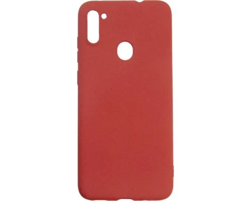 Чохол до мобільного телефона Dengos Carbon Samsung Galaxy A11, red (DG-TPU-CRBN-66) (DG-TPU-CRBN-66)